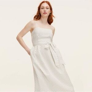 NWT Kate Spade New York X Target Women’s Mini Polka Dot Tie-Waist Midi Dress